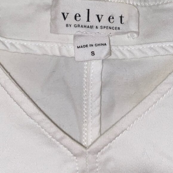 VELVET By Graham And Spencer Eva Kayan Shoulder Cut Out White Mini Dress - Picture 4 of 11